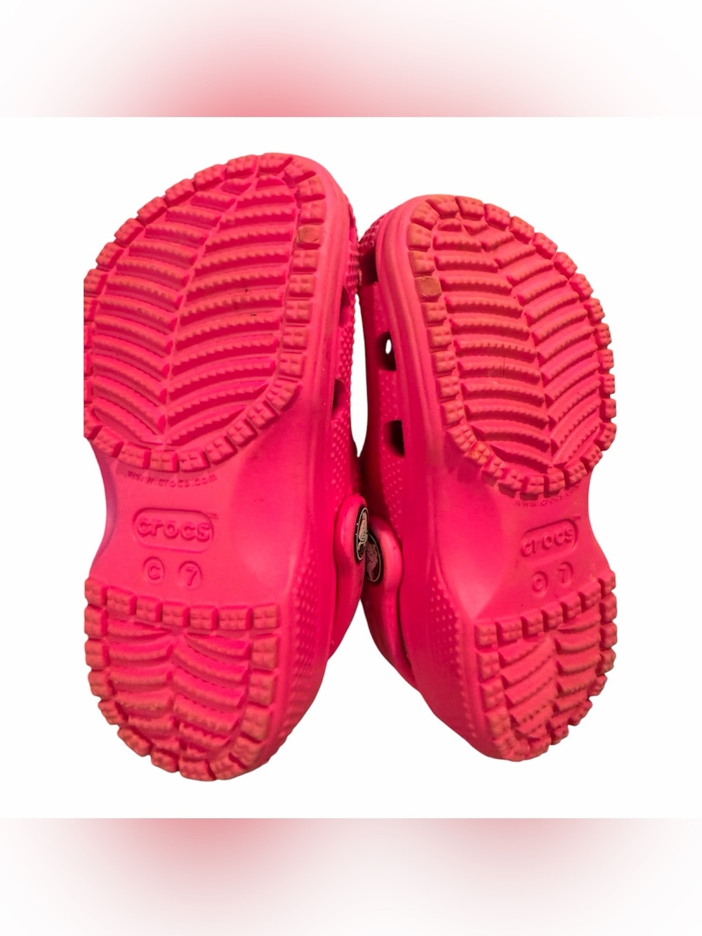 CROCS Kids Classic Clog in Hot Pink - Picture 5 of 5